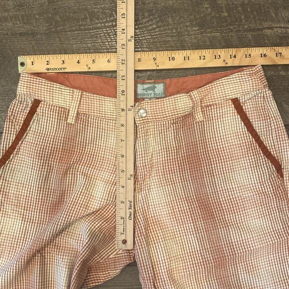 Horny Toad Women's Cotton Bermuda Shorts Orange Size 8 - Picture 3 of 7